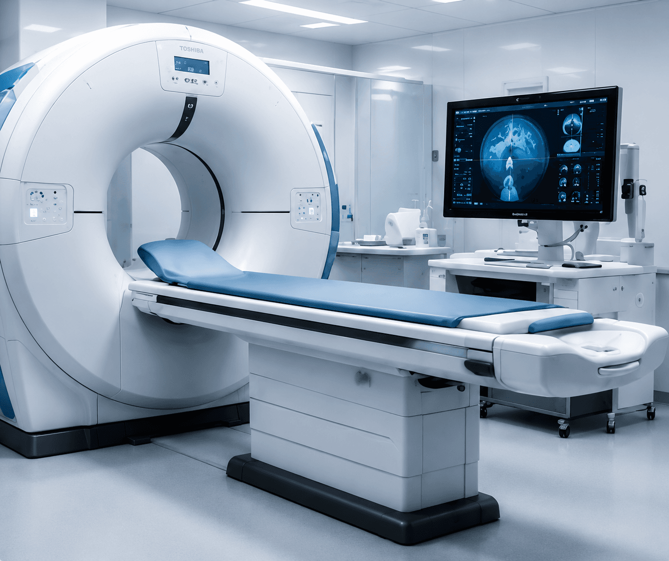 Equipamento de diagnóstico por imagem em ambiente hospitalar